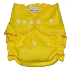 Подгузник для новорождённых желтый WiseMam