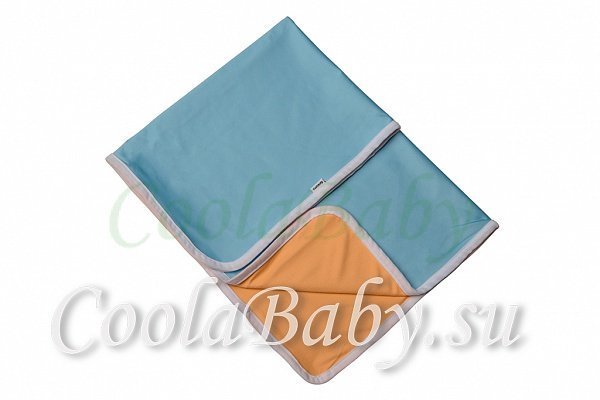 Многоразовая впитывающая пеленка Голубой Silver 80х120 Coolababy