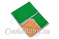 Многоразовая впитывающая пеленка Зеленый Silver 80х120 Coolababy