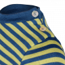 Синий футболка с длинным рукавом и пуговицей шерсть/шёлк Engel (Энгель)