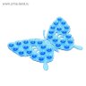 Мини-коврик для ванны "Ажурная бабочка", цвет МИКС