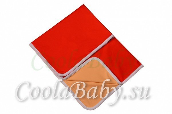 Многоразовая впитывающая пеленка Красный Silver 60х60 Coolababy